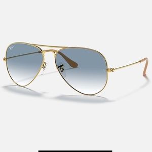Ray Ban Classic Aviator Blue Gradient